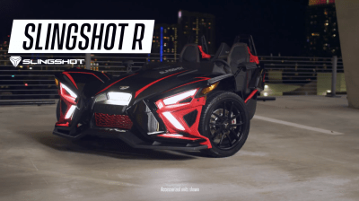 a car driving on a road